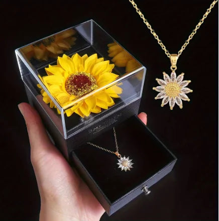 🌻 Boom & Bloom; Sunflower Necklace